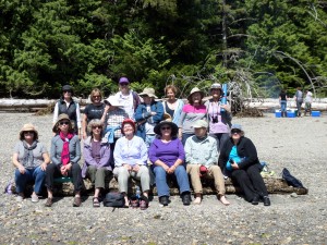 Gedney beach picnic with grilled shrimp and veggies...yummy