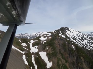 high over the mountains...fascinating