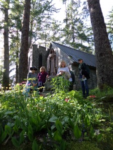 At St Theresa Shrine in Juneau...