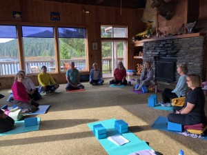 Morning pranayama and meditation...
